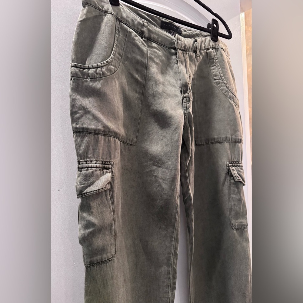 Sanctuary Cargo Wide Leg Standard Rise Utility Pants - Picture 5 of 9